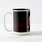 Liebe & Leidenschaft Tasse - Rote glühende Herzen (Links)