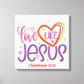 Liebe - Leinwand (Glanz) (Vorderseite)