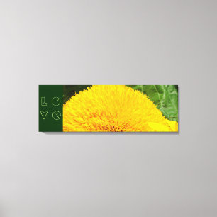 LIEBE Leinwand Kunst Drucke Gelbe Sonnenblumen Blu