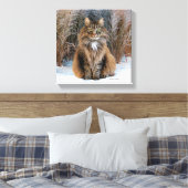 "Liebe Leinwand" Mauer Kunst Leinwanddruck (Insitu (Schlafzimmer))