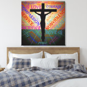 Liebe Leinwanddruck (Insitu (Schlafzimmer))