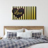 Liebe Leinwanddruck (Insitu (Schlafzimmer))