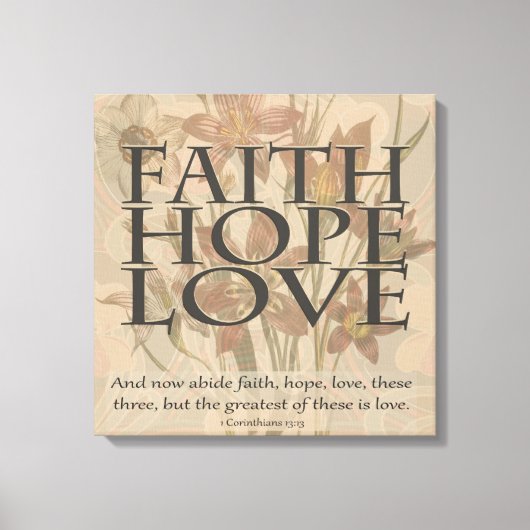 Liebe Leinwanddruck (Vorderseite)