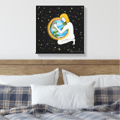 Liebe Leinwanddruck (Insitu (Schlafzimmer))