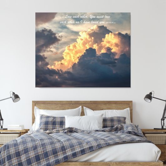 Liebe Leinwanddruck (Insitu (Schlafzimmer))