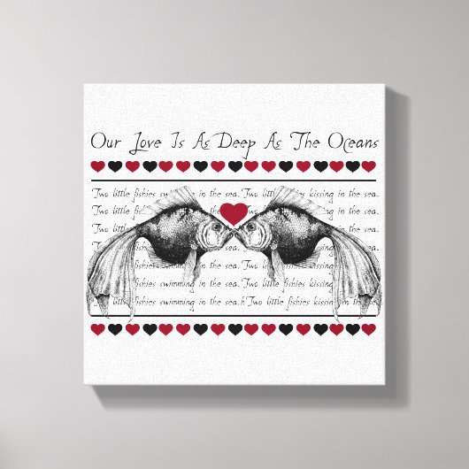 Liebe Leinwanddruck (Vorderseite)