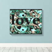 Liebe Leinwanddruck (Insitu (Holzboden))