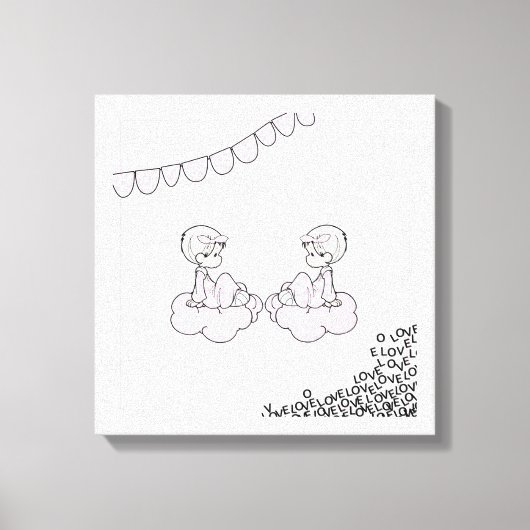 Liebe Leinwanddruck (Vorderseite)
