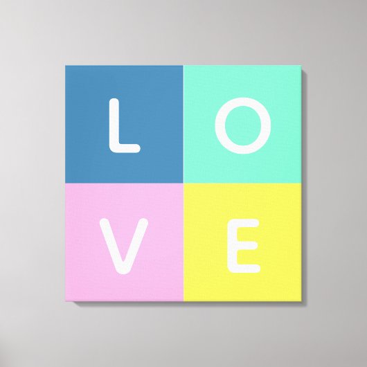 Liebe Leinwanddruck (Vorderseite)