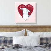 Liebe Leinwanddruck (Insitu (Schlafzimmer))