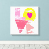 LIEBE LEINWANDDRUCK (Insitu (Holzboden))