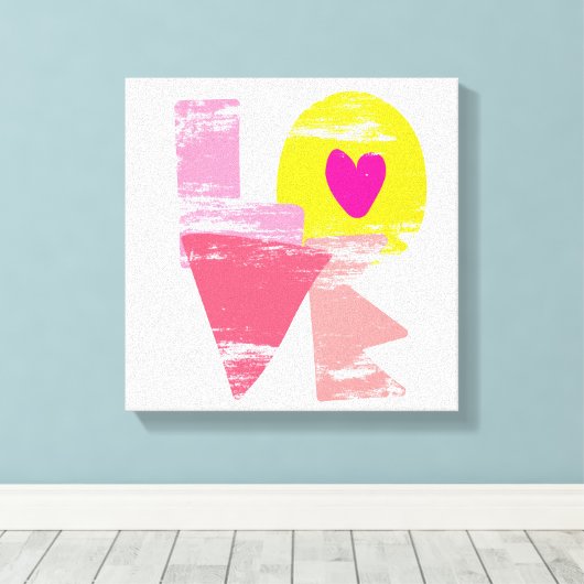 LIEBE LEINWANDDRUCK (Insitu (Holzboden))