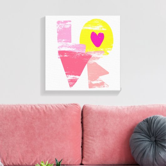 LIEBE LEINWANDDRUCK (Insitu (Wohnzimmer))