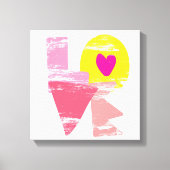 LIEBE LEINWANDDRUCK (Vorderseite)