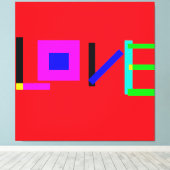 Liebe Leinwanddruck (Insitu (Holzboden))