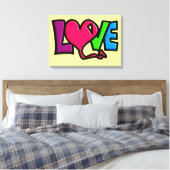 Liebe Leinwanddruck (Insitu (Schlafzimmer))