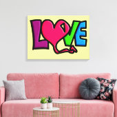 Liebe Leinwanddruck (Insitu (Wohnzimmer))