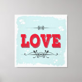 Liebe Leinwanddruck (Vorderseite)