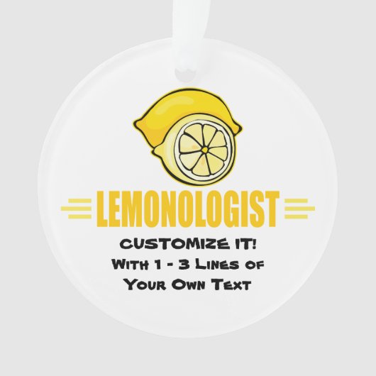 Liebe Lemon Ornament (Vorderseite)