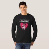 Liebe Lemurs Haustier T-Shirt (Vorne ganz)