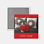Liebe Leon Magnet (Vorderseite/Rückseite)