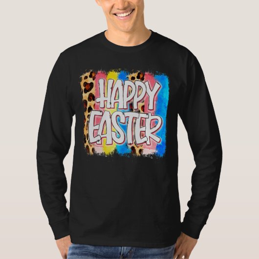 Liebe Leopard, glückliche Ostern T-Shirt (Vorderseite)