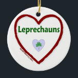 Liebe Leprechauns Keramik Ornament<br><div class="desc">Irisch oder nicht,  oben am Morgen zu Ihnen und Happy St. Patrick's Day! Feiern Sie den Tag und teilen Sie die Festlichkeiten mit diesen Blue Beach Song Designs,  irischen Redewendungen,  Segnungen & Sprichwörter ...  und Ihr Zuhause ist immer zu klein,  um alle Ihre Freunde zu halten!</div>