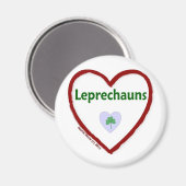 Liebe Leprechauns Magnet (Vorderseite/Rückseite)