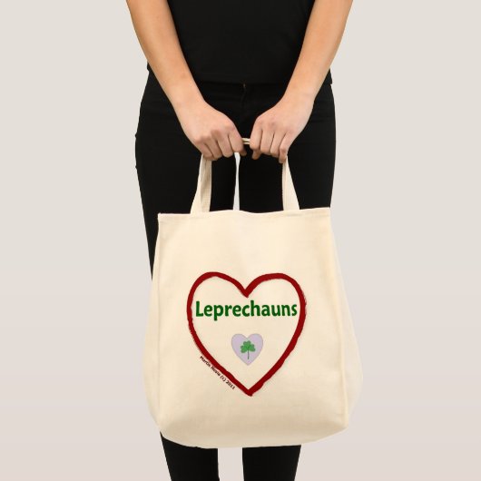 Liebe Leprechauns Tragetasche (Vorderseite (Produkt))