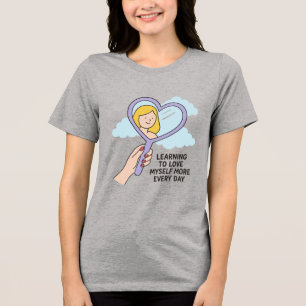 Liebe lernen - Herzenspiegelung Tri-Blend Shirt