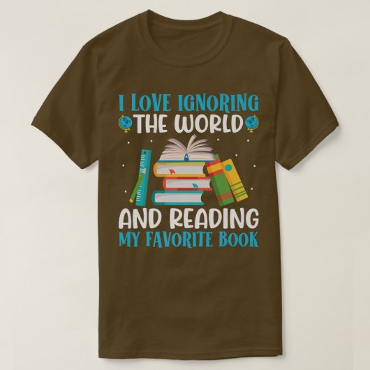 Liebe Lesen der Favoritenbuch Funny Reader Bücher T-Shirt (Design vorne)