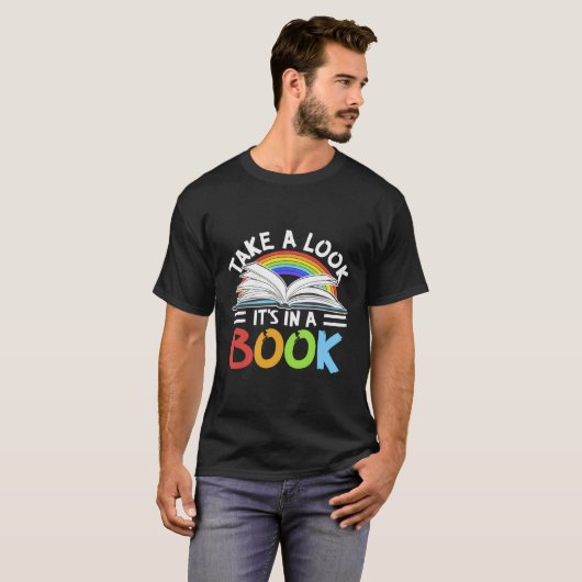 Liebe Lesen Liebe Rainbows Geschenk Retro Rainbow  T-Shirt (Vorne ganz)