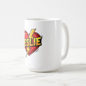 Liebe Leslie Kaffeetasse (VorderseiteRechts)