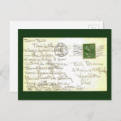 Liebe LeTer Post Card Postkarte (Vorne/Hinten)