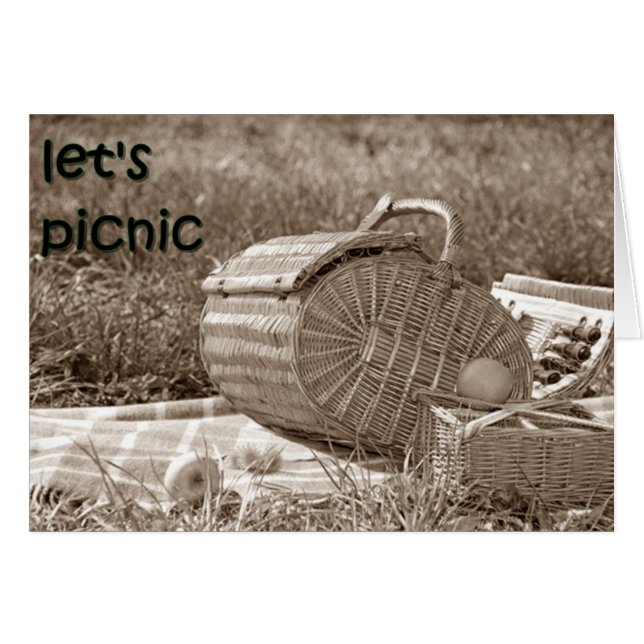 Liebe "LET'S PICNIC" (Vorderseite (Horizontal))