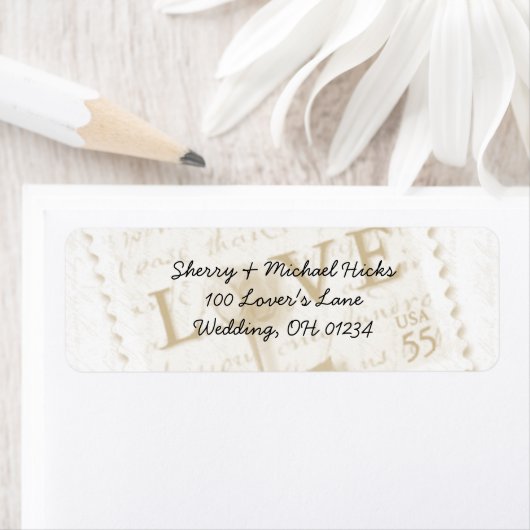 Liebe Letter Address Labels (Insitu)