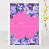 Liebe Letter Design - Liebe, Provence xxoo Karte (Gelbe Blume)