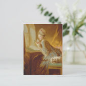 Liebe Letter - Jean-Honoré Fragonard Postkarte (Stehend Vorderseite)