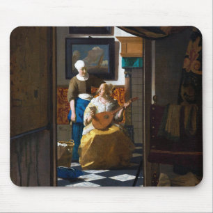 Liebe Letter, Johannes Vermeer Mousepad