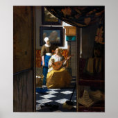 Liebe Letter, Johannes Vermeer Poster (Vorne)