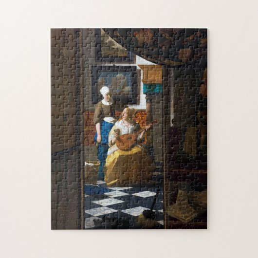 Liebe Letter, Johannes Vermeer Puzzle (Vertikal)