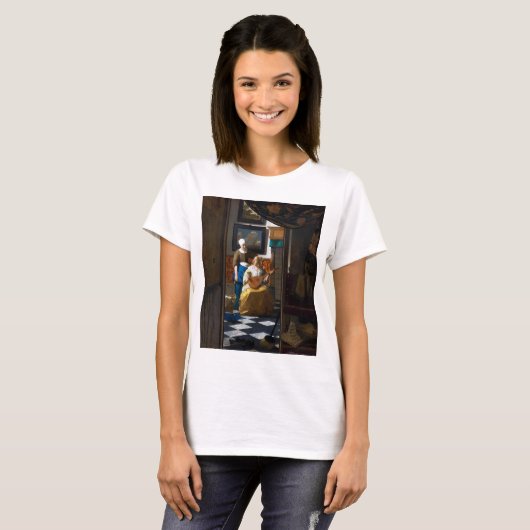Liebe Letter, Johannes Vermeer T-Shirt (Vorne ganz)