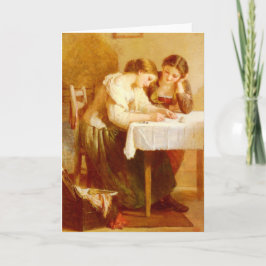 Liebe Letter Le Jeune Fine Art Grußkarte Karte
