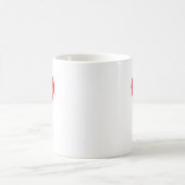 Liebe Letter Valentine Heart Kaffeetasse (Mittel)