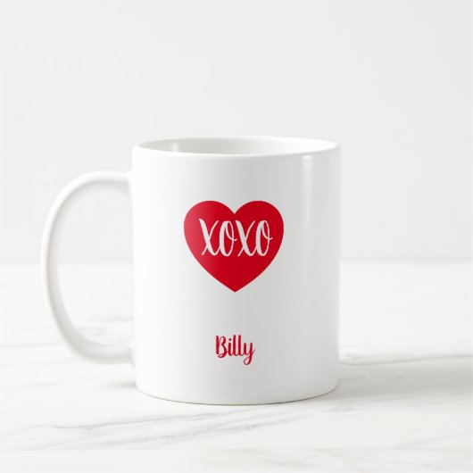 Liebe Letter Valentine Heart Kaffeetasse (Links)