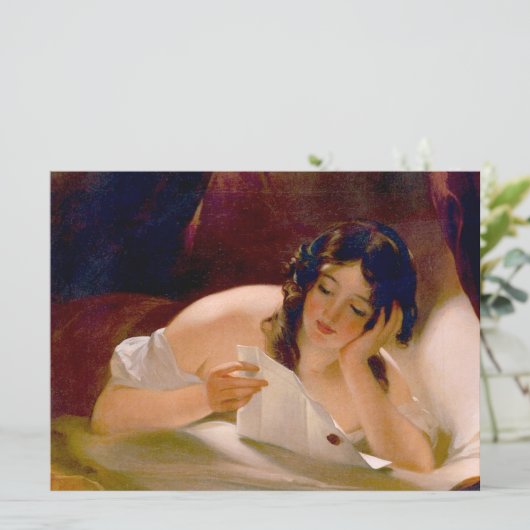 Liebe Letter (von Thomas Sully) Karte (Stehend Vorderseite)