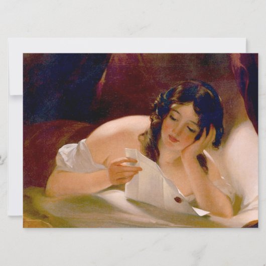 Liebe Letter (von Thomas Sully) Karte (Vorderseite)
