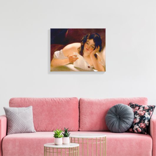 Liebe Letter (von Thomas Sully) Leinwanddruck (Insitu (Wohnzimmer))