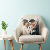 Liebe Letting Overlay Custom Wedding Foto Pillow Kissen (Stuhl )