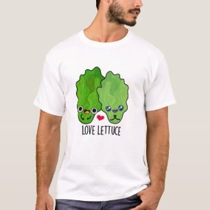 Liebe Lettuce Funny Veggie Pun T-Shirt